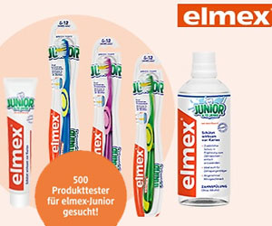 500 Produkttester für elmex-Junior gesucht
