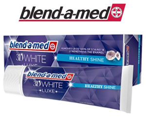 Deine kostenlose blend-a-med 3D White Luxe Zahnpasta