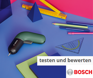 Bosch sucht Produkttester für die neuen Akkuschrauber