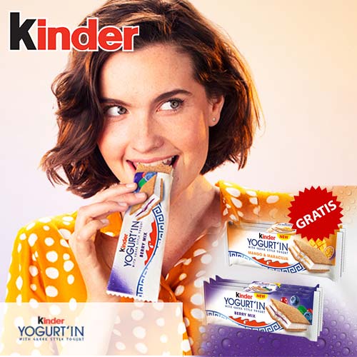 Kinder Yogurt'in - Werde Produkttester! - Testclub DE
