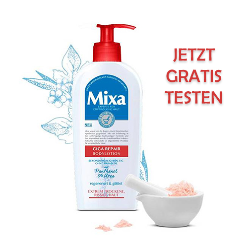Mixa Körperpflege gratis testen - Testclub DE